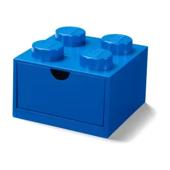 Cutie cu sertar pentru birou LEGO(R), 15 x 16 cm, albastru imagine