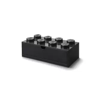 Cutie de birou cu sertar LEGO(R) Brick, 31,6 x 11,3 cm, negru imagine