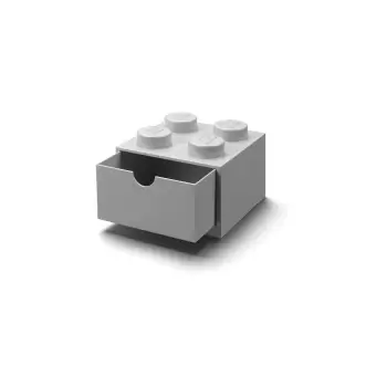 Cutie de birou LEGO(R) Brick gri cu sertar, 15,8 x 11,3 cm imagine