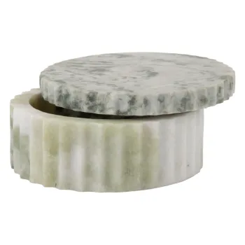 Cutie de depozitare verde-deschis din piatra decorativa o 15x6 cm Marble - PT LIVING imagine