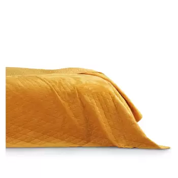 Cuvertura AmeliaHome Laila Honey, 260 x 240 cm, galben imagine