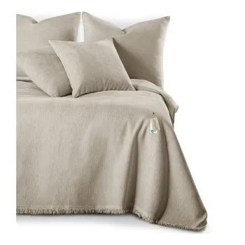 Cuvertura bej din janilie 220x240 cm Talo - Filumi imagine