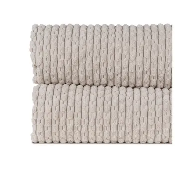 Cuvertura bej matlasata 230x260 cm - Ixia imagine