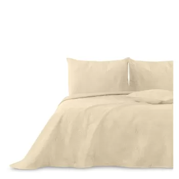 Cuvertura bej pentru pat de o persoana 170x210 cm Palsha - AmeliaHome imagine