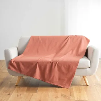 Cuvertura caramizie 180x220 cm Lucile - douceur d'interieur imagine