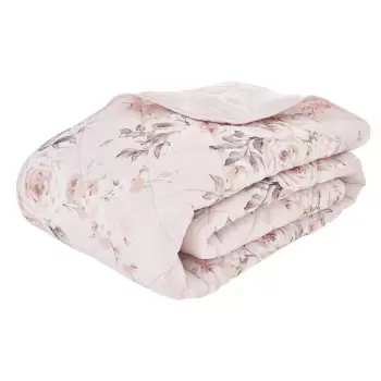 Cuvertura de pat Catherine Lansfield Rosalia, 220 x 230 cm, roz imagine