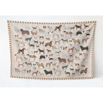 Cuvertura de pat dublu 170x240 cm Dog Types - Little Nice Things imagine