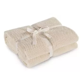 Cuvertura din microfibra DecoKing Henry, 150 x 200 cm, bej imagine