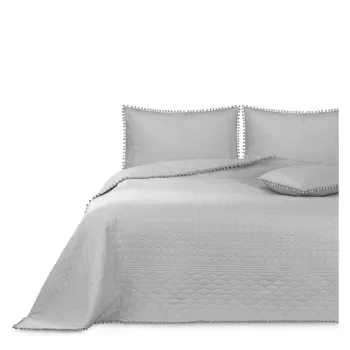 Cuvertura pentru pat AmeliaHome Meadore, 170 x 210 cm, gri deschis imagine