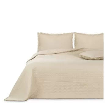 Cuvertura pentru pat AmeliaHome Meadore, 170 x 270 cm, bej imagine