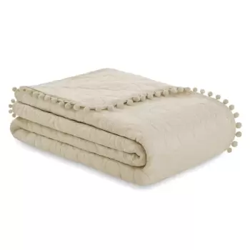 Cuvertura pentru pat AmeliaHome Meadore, 200 x 220 cm, bej imagine