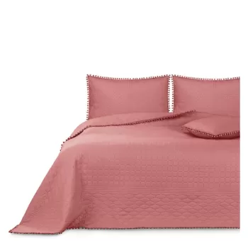 Cuvertura pentru pat AmeliaHome Meadore, 200 x 220 cm, roz imagine