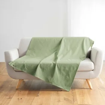 Cuvertura verde 220x240 cm Lucile - douceur d'interieur imagine