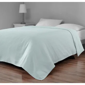 Cuvertura verde-menta din bumbac pentru pat dublu 200x230 cm Serenity - Mijolnir imagine