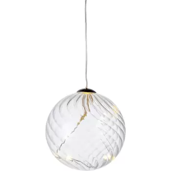 Decoratiune cu lumina LED Sirius Wave Ball, O 8 cm imagine