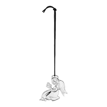 Decoratiune de Craciun suspendata argintie Kahler Design imagine