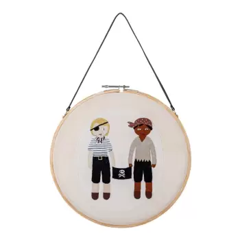 Decoratiune de perete din broderie Bloomingville Mini Jef imagine