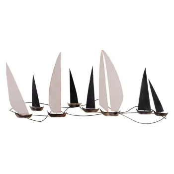 Decoratiune de perete din metal 117x52 cm Ocean - Wallity imagine