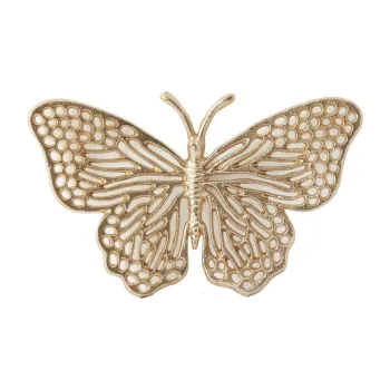 Decoratiune de perete din metal 26x16 cm Butterfly - Light & Living imagine