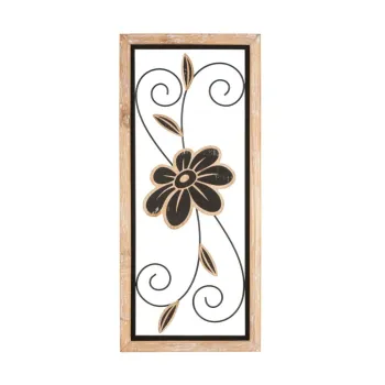 Decoratiune de perete din metal 26x60 cm Koman - Mauro Ferretti imagine