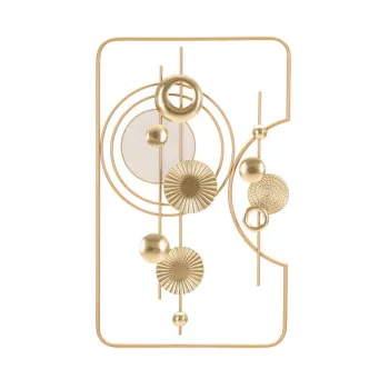 Decoratiune de perete din metal 49,5x80 cm Goldy - Mauro Ferretti imagine