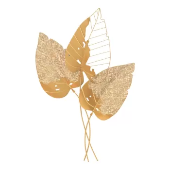Decoratiune de perete din metal 53x84,5 cm Autumn Leaf - Mauro Ferretti imagine