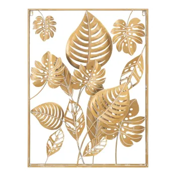 Decoratiune de perete din metal 60x80 cm Jungle - Mauro Ferretti imagine