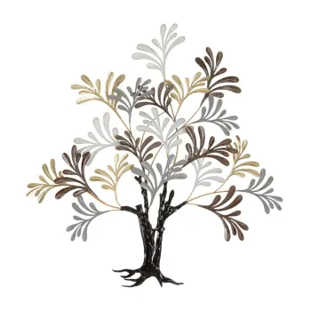 Decoratiune de perete din metal 97x100 cm Albero Lixy - Mauro Ferretti imagine