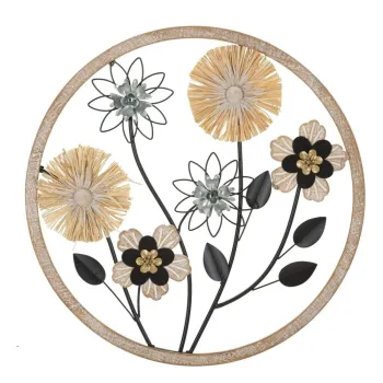 Decoratiune de perete din metal Floral - Mauro Ferretti imagine