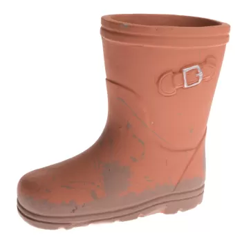 Decoratiune din beton Dakls Boot, portocaliu teracota imagine