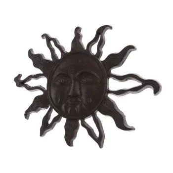 Decoratiune din fonta de perete pentru exterior Dakls Sunshine, negru imagine