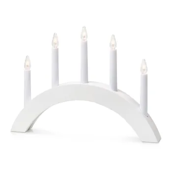Decoratiune luminoasa alba cu model de Craciun Atle - Markslojd imagine