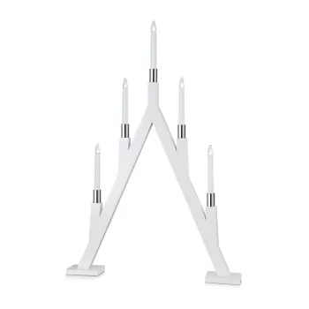 Decoratiune luminoasa alba cu model de Craciun Bjurfors - Markslojd imagine