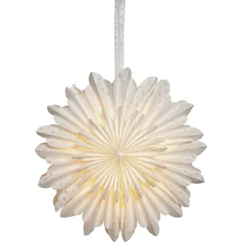 Decoratiune luminoasa alba de Craciun Cloud - Star Trading imagine