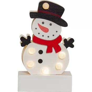 Decoratiune luminoasa alba de Craciun Freddy - Star Trading imagine