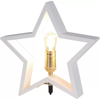Decoratiune luminoasa alba de Craciun Lysekil - Star Trading imagine