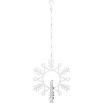 Decoratiune luminoasa alba Flamme Snow - Star Trading imagine