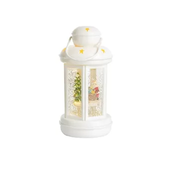 Decoratiune luminoasa alba o 10 cm cu model de Craciun Cosy - Markslojd imagine