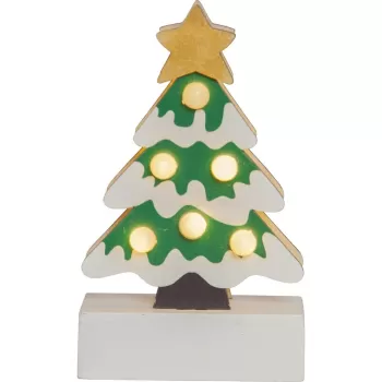 Decoratiune luminoasa alba/verde de Craciun Freddy - Star Trading imagine