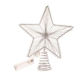 Decoratiune luminoasa argintie cu baterii Startop - Dakls imagine