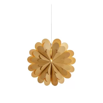 Decoratiune luminoasa aurie suspendata o 45 cm cu model de Craciun Maravilla - Markslojd imagine