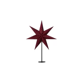 Decoratiune luminoasa burgundy o 45 cm cu model de Craciun Clara - Markslojd imagine