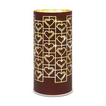 Decoratiune luminoasa burgundy o 7 cm Frida - Sirius imagine