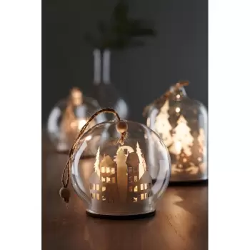 Decoratiune luminoasa cu LED Markslojd Myren House, o 9 cm imagine