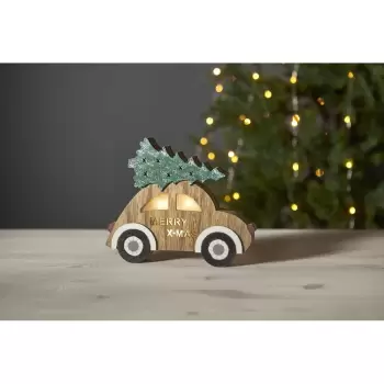 Decoratiune luminoasa cu LED Star Trading Billy, lungime 19,5 cm, maro imagine