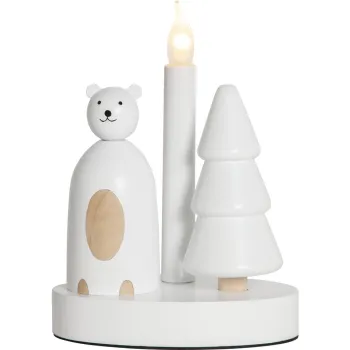 Decoratiune luminoasa de Craciun alba Christmas Joy - Star Trading imagine