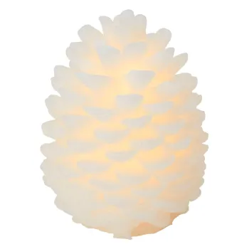 Decoratiune luminoasa de Craciun alba o 14 cm Clara - Sirius imagine