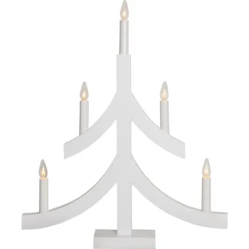 Decoratiune luminoasa de Craciun alba Pagod - Star Trading imagine