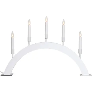 Decoratiune luminoasa de Craciun alba Vind - Star Trading imagine