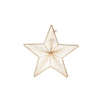 Decoratiune luminoasa de Craciun aurie cu baterii - Dakls imagine